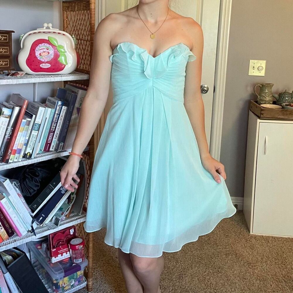 Angelina Women's Blue and Green Dress